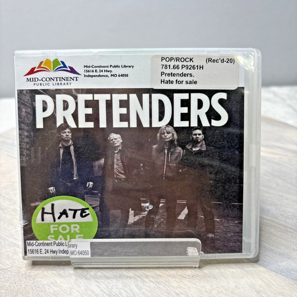 Pretenders – Hate for Sale (CD, 2020, BMG, Rock) - Picture 1 of 5